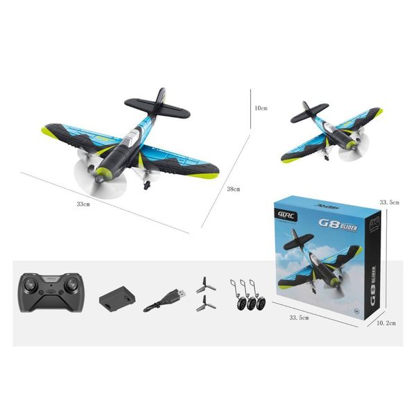 Đồ chơi Máy bay điều khiển từ xa kèm pin sạc,  rèn luyện tư duy & kỹ năng phản xạ cho trẻ