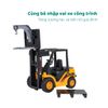 Mô hình Xe nâng hàng cần cẩu mini – mô hình xe công trình hợp kim + nhựa ABS tỉ lệ 1:55 Moijoi Store