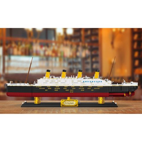 Mô hình lắp ráp tàu Titanic 6001 (dài 74cm) - Decor lịch sử và sưu tầm cao cấp