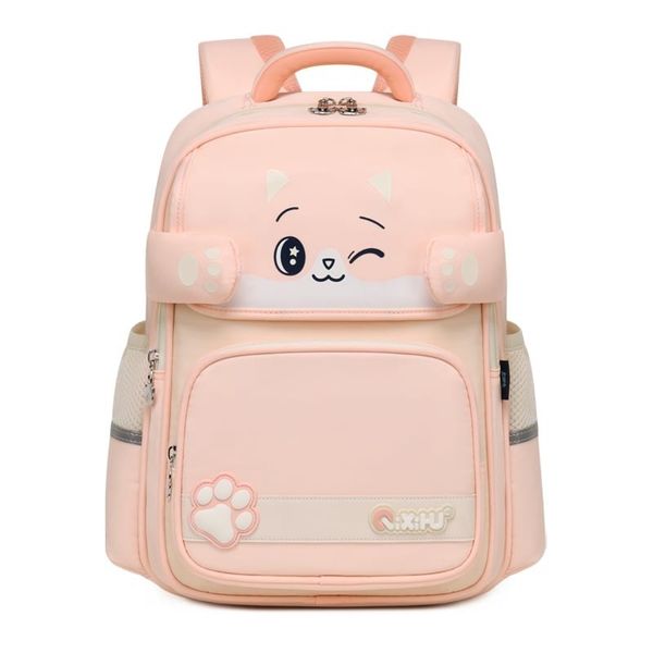 Balo học sinh hình gấu nâu dễ thương – Chất liệu chống nước, nhiều ngăn tiện dụng