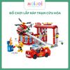 Đồ chơi lắp ráp Trạm cứu hỏa Fire Station BanBao 7102 (505 chi tiết)