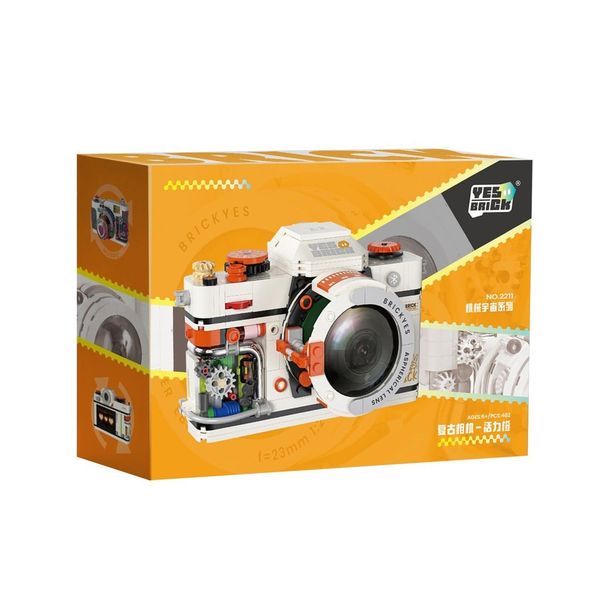 Mô hình Lắp ráp Máy ảnh Cổ điển 482PCS Decor Bàn làm việc