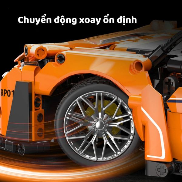 Đồ chơi lắp ráp siêu xe thể thao – Mô hình xe đua tốc độ tỉ lệ 1:14 (1074 chi tiết)