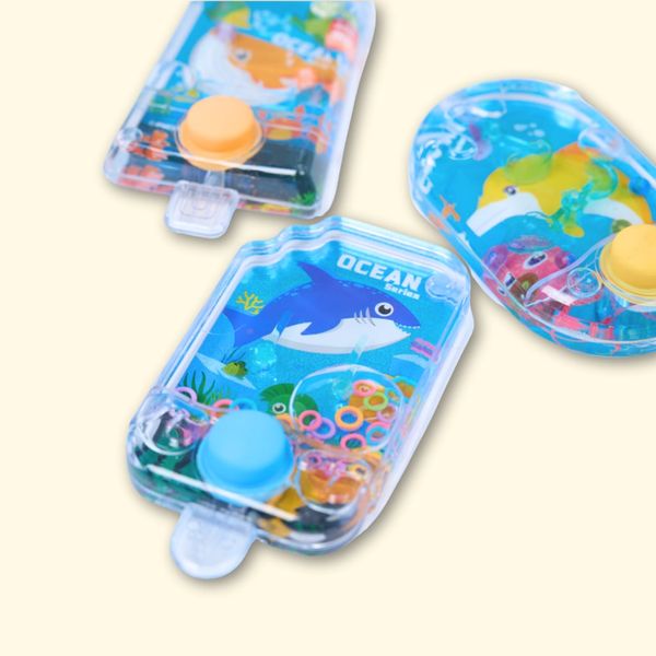 Đồ chơi nước - Máy bắn vòng nước cầm tay mini Ocean Water Game – Chủ đề đại dương, màu ngẫu nhiên