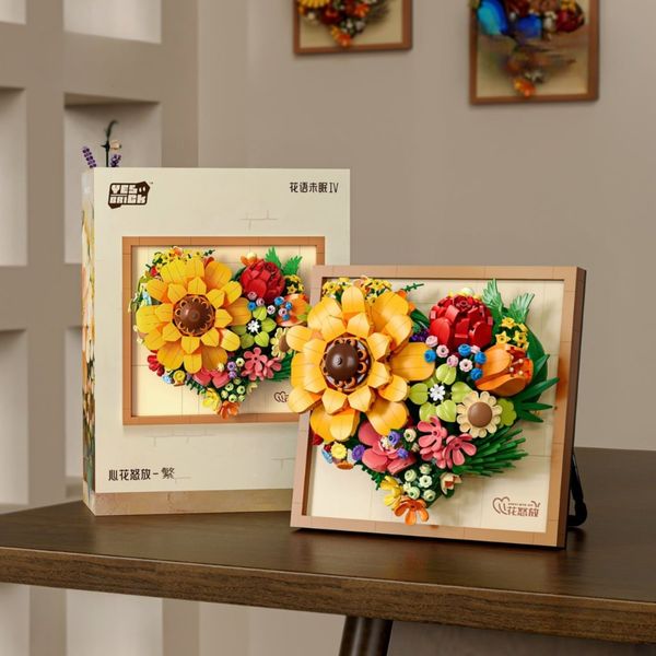 Mô hình lắp ghép hoa hướng dương 3D Yes Brick 2177 – 781 chi tiết