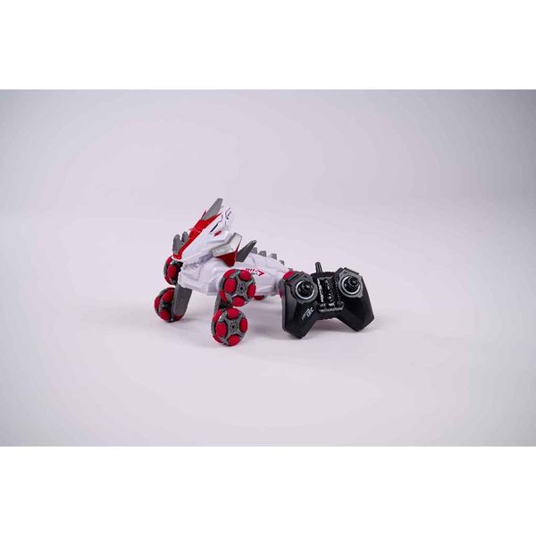 Xe điều khiển từ xa stunt dinosaur biến hình phun khói, mô hình trang trí cao cấp