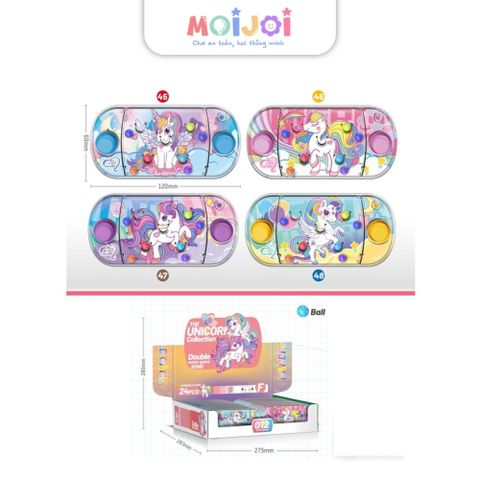 Đồ chơi nước - Máy bắn bóng nước cầm tay mini Unicorn Water Game – Thả bóng vui nhộn, chủ đề kỳ lân, màu ngẫu nhiên