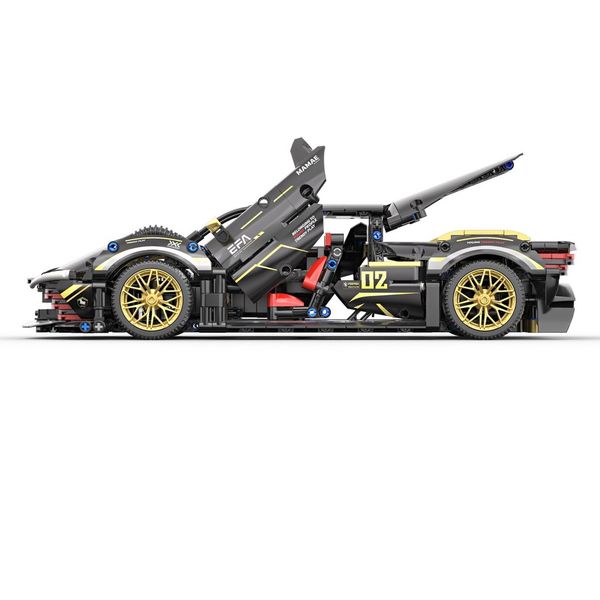 Mô hình lắp ráp xe đua tỉ lê 1:14 biến hình robot cá mập Dream Master DG2002 – Supercar Shark 2 trong 1 (1090 chi tiết)