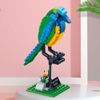 Mô hình lắp ráp chim Chào mào, Chim Sunbird đuôi chẽ, Chim Leafbird bụng cam BanBao 5123