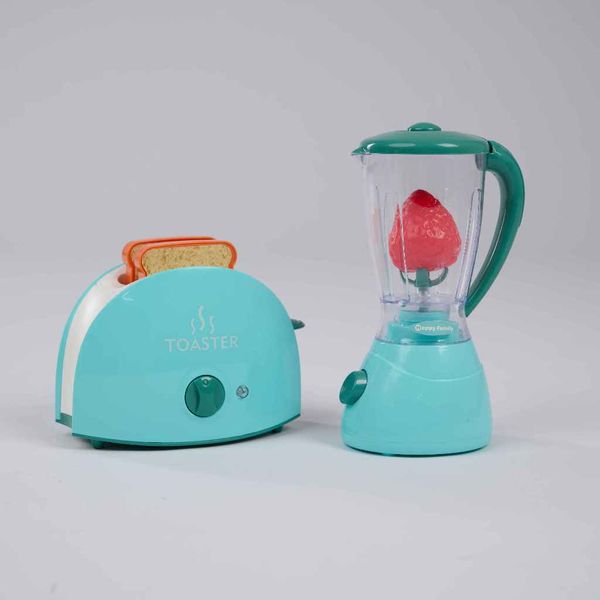 Bộ đồ chơi đồ gia dụng mini cho bé – máy xay sinh tố, máy pha cà phê, máy nướng bánh mì, máy đánh trứng