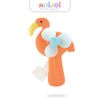 Quạt cầm tay mini hình chim hồng hạc – flamingo fan toys series – đồ chơi gió mát cho bé