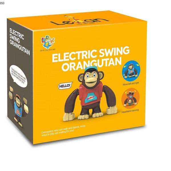 Khỉ nhún nhảy biết nhào lộn, vui nhộn, có nhạc & đèn – monkey electric tumble toy