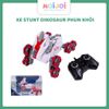 Xe điều khiển từ xa stunt dinosaur biến hình phun khói, mô hình trang trí cao cấp