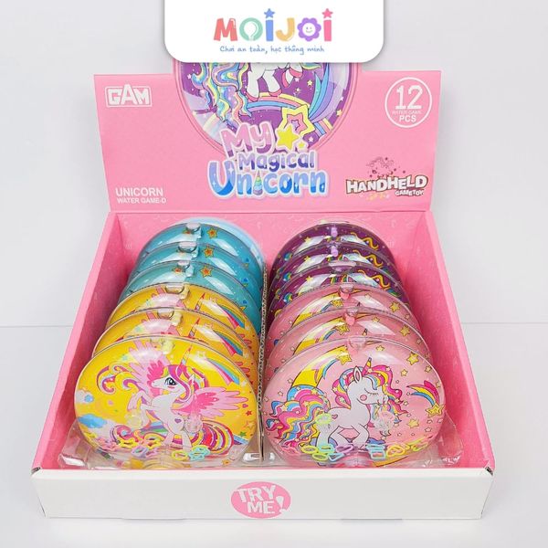 Đồ chơi nước - Máy bắn vòng nước cầm tay Mini My Magical Unicorn – Thả vòng vui nhộn, chủ đề kỳ lân, màu ngẫu nhiên