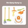 Bộ đồ chơi Dọn dẹp nhà cửa Cleaning Kit 7 món HJ612B Rèn luyện tính ngăn nắp cho bé 3+