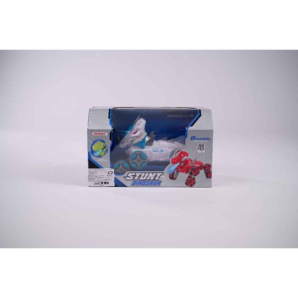 Xe điều khiển từ xa stunt dinosaur biến hình phun khói, mô hình trang trí cao cấp