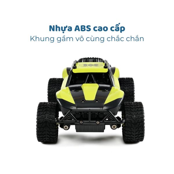 Xe địa hình điều khiển từ xa  STORM RC – tay điều khiển, bánh chống trượt, địa hình mạnh mẽ, sạc USB