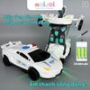 Xe cảnh sát biến hình robot tự động – Đồ chơi biến hình thông minh cho bé