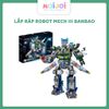 BanBao Đồ chơi lắp ráp Robot Mech III ET711 618 chi tiết mô hình chiến binh không gian thiết kế mạnh mẽ đa vũ khí và khả năng chuyển động linh hoạt cho bé từ 6 tuổi trở lên