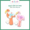 Quạt cầm tay mini hình chim hồng hạc – flamingo fan toys series – đồ chơi gió mát cho bé