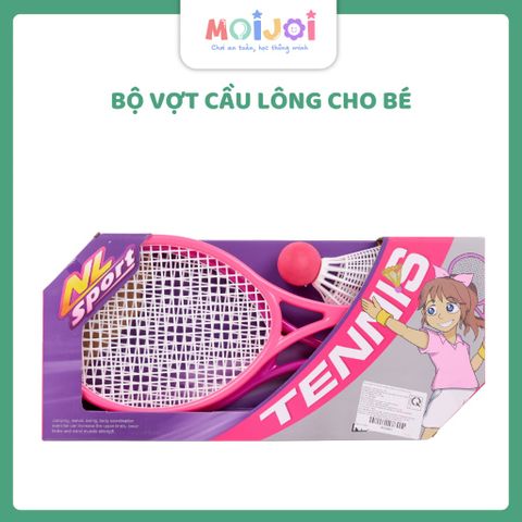Bộ đồ chơi vợt cầu lông cho bé từ 3 tuổi kích thước 18 inch rèn luyện khả năng vận động nhanh nhạy