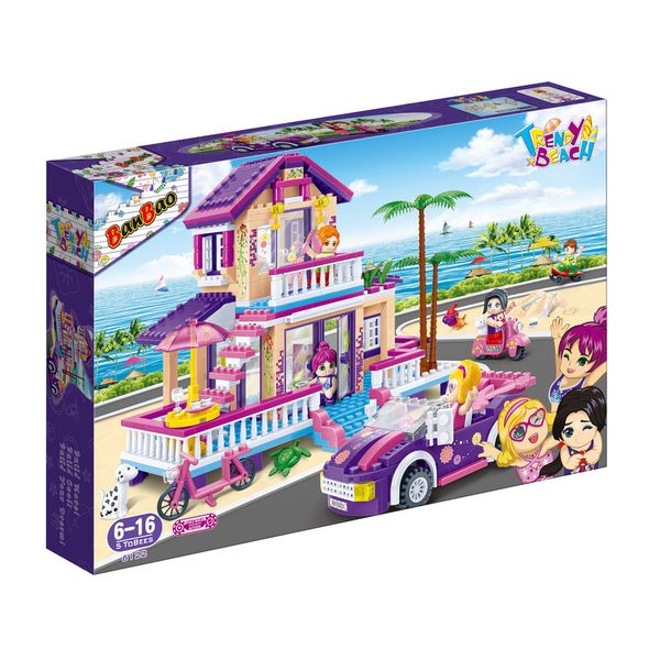 Bộ sưu tập đồ chơi lắp ráp chủ đề cuộc sống & thành phố BanBao – 6 mẫu tùy chọn