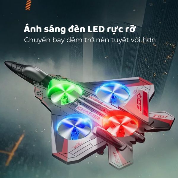 Đồ chơi máy bay điều khiển từ xa eva fighter đồ chơi kèm led chống va đập cho bé #MayBayRC #DoChoiDieuKhien #MayBayTreEm