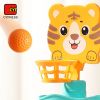 Đồ chơi tháp thả bóng hình hổ – Educational Bang & Bingo, 5 quả bóng kèm theo, phát triển kỹ năng vận động