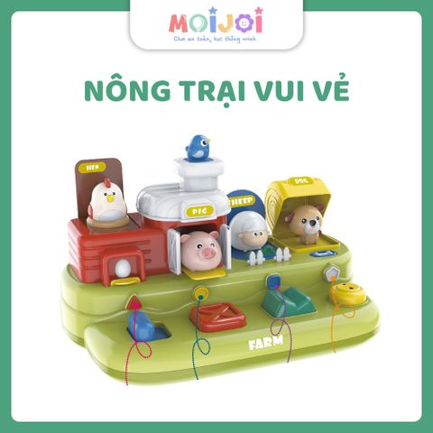 Đồ Chơi Âm Nhạc Ú Òa Pop-Up Box – Hộp thú bật nhảy phát triển giác quan & kỹ năng vận động