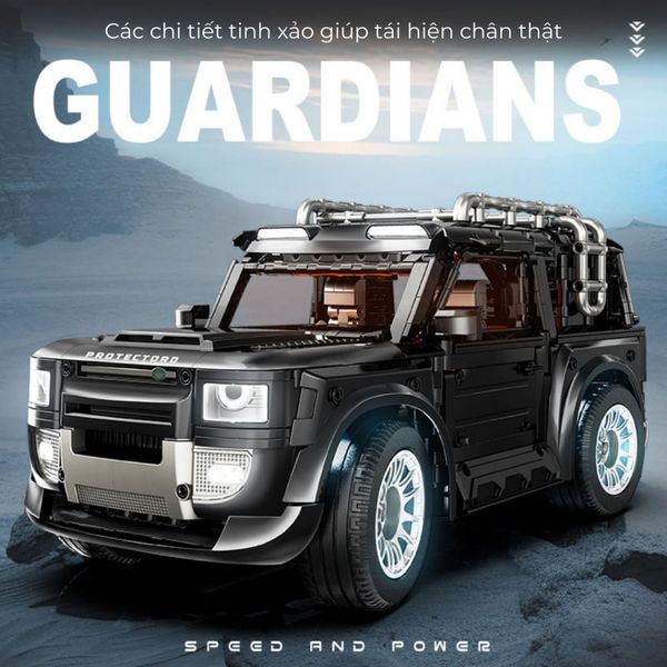 Đồ chơi lắp ráp Ô tô địa hình ROAD PLAMB – Mô hình xe SUV off-road sáng tạo (2089 chi tiết)