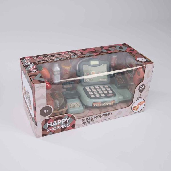 Bộ đồ chơi máy tính tiền siêu thị happy shopping 24 chi tiết - đồ chơi mô phỏng cho bé