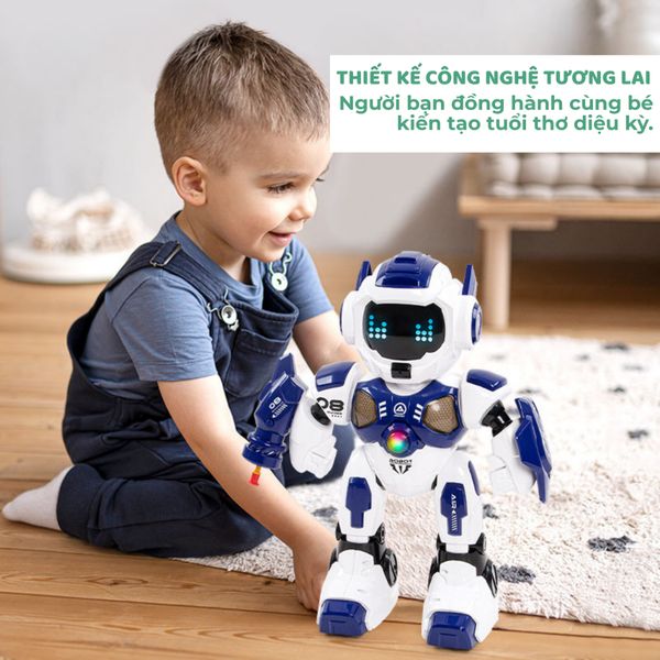 Đồ chơi robot thông minh điều khiển từ xa Max A103 – Robot nhảy múa, phát sáng & phát âm thanh
