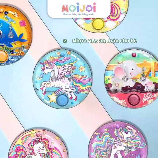 Đồ chơi nước - Máy bắn vòng nước cầm tay Mini My Magical Unicorn – Thả vòng vui nhộn, chủ đề kỳ lân, màu ngẫu nhiên