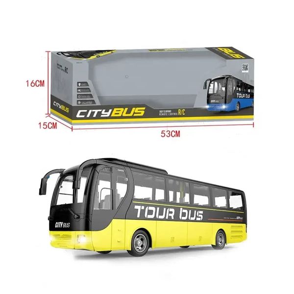 Mô hình xe buýt điều khiển từ xa cỡ lớn tỷ lệ 1:20 – Có đèn, chạy mượt, pin sạc tiện lợi