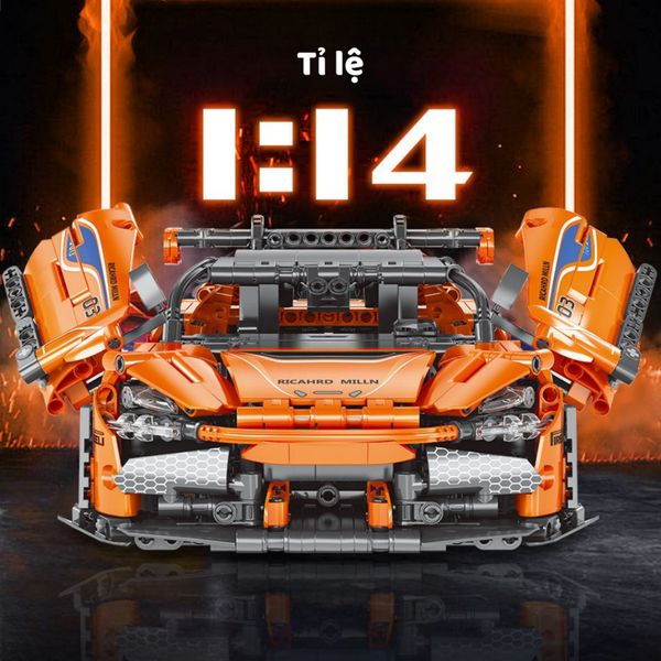 Đồ chơi lắp ráp siêu xe thể thao – Mô hình xe đua tốc độ tỉ lệ 1:14 (1074 chi tiết)