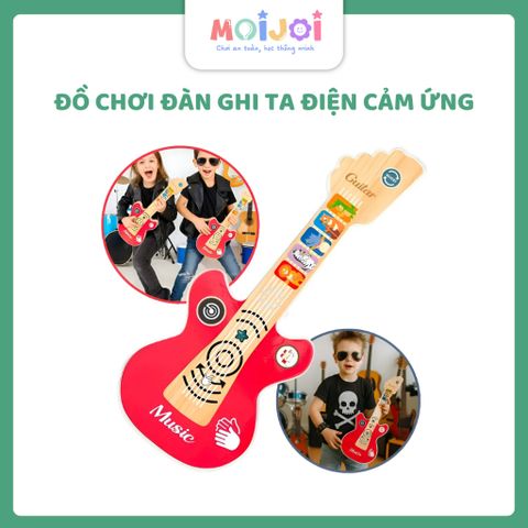 Đồ chơi âm nhạc cho bé 3 tuổi. Đàn Guitar Cảm ứng Funny Sound BabyG (Có Nhạc, Đèn)
