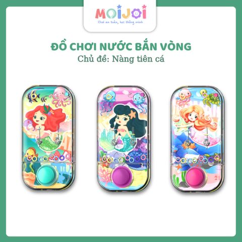 Đồ chơi nước -  Máy Bắn Vòng Nước Cầm Tay Mini Mermaid Water Game Chủ Đề Nàng Tiên Cá Màu Ngẫu Nhiên Đồ Chơi Nước An Toàn Cho Bé Từ 3 Tuổi
