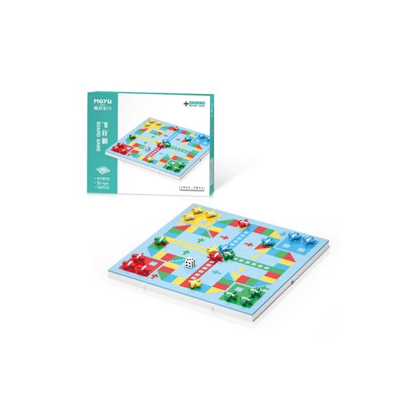 Bộ cờ cá ngựa lắp ráp Moyu 1587 chi tiết – Board game mô hình nhiều màu cho bé