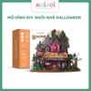 Mô hình DIY Book Nook - Mô hình ngôi nhà Halloween – Phong cách bí ẩn, trang trí sáng tạo