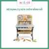 Bộ mô hình bàn làm việc DIY bằng gỗ – Kèm phụ kiện sửa chữa, phát triển kỹ năng và tư duy cho bé