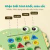 Bảng xếp hình thông minh rèn tư duy – Nhận biết hình khối, màu sắc cho bé