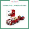 Đồ chơi lắp ráp Ô tô mui trần + Rơ-mooc Super Car – Mô hình ô tô kéo rơ-mooc sáng tạo (351 chi tiết)
