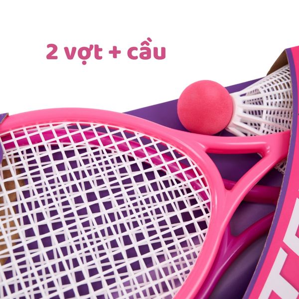 Bộ đồ chơi vợt cầu lông cho bé từ 3 tuổi kích thước 18 inch rèn luyện khả năng vận động nhanh nhạy
