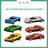 Xe ô tô mô hình mini – Series Alloy Car 1:64, bánh lăn, màu ngẫu nhiên