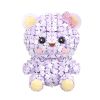 Mô hình lắp ráp gấu hoa Flower Bear 2169 DIY trang trí decor WL1988 mảnh