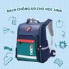 Balo chống gù học sinh tiểu học cho bé trai bé gái – siêu nhẹ, chống nước, ngăn rộng