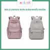 Balo thời trang unisex đơn giản nhiều ngăn – Chất liệu chống nước, phong cách Hàn Quốc