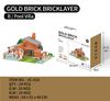 Bộ mô hình xây dựng Gold Brick Bricklayer – Biệt thự hồ bơi