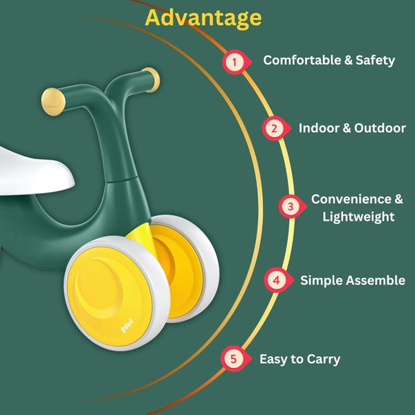 Xe thăng bằng 4 bánh yên cao cho Bé – vững vàng và an toàn khi tập lái