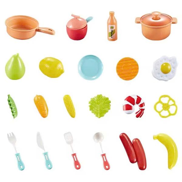 Bộ đồ chơi nhà bếp mini điện tử – mini kitchen (phiên bản xanh navy)